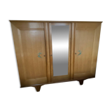 Vintage 1950 Oak Wardrobe – Large Capacity & Fully Dismantled