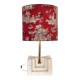 Italian mid-century travertine marble table lamp, 1970s