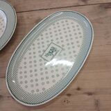 Ensemble plats, saladier, beurrier Geneviève Lethu
