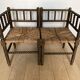 Fauteuils d’angle bois tourné