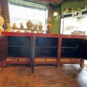 Antique Chinese sideboard 3 doors + 3 drawers