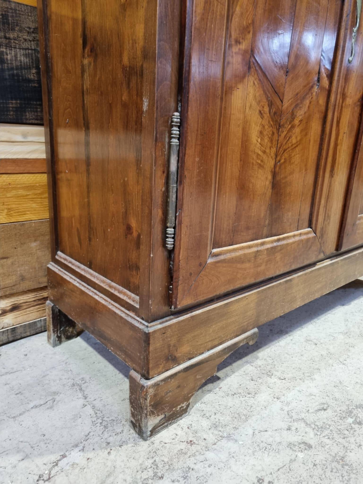Antique cherry wood wardrobe