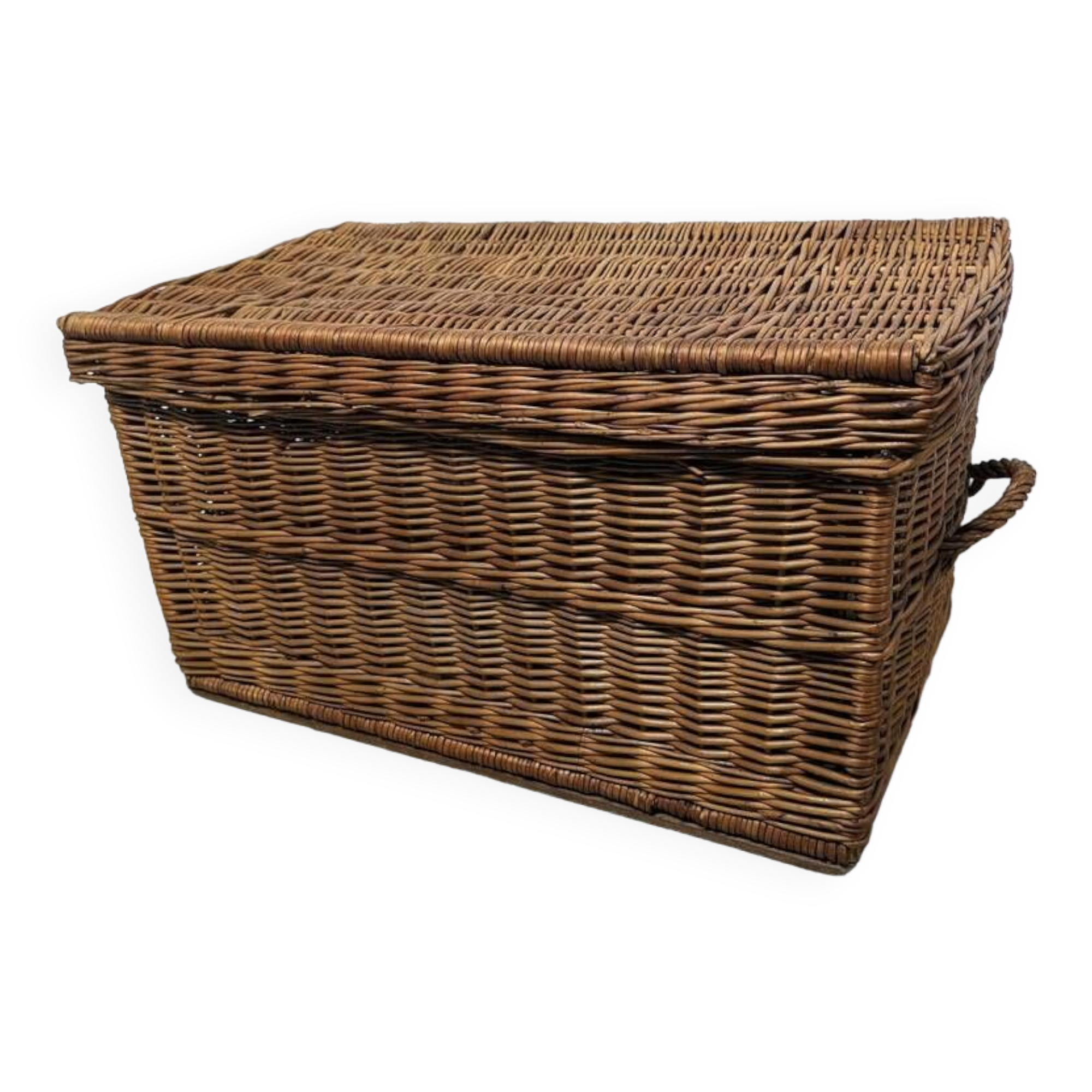 Large wicker trunk