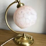 Old articulated bedside lamp