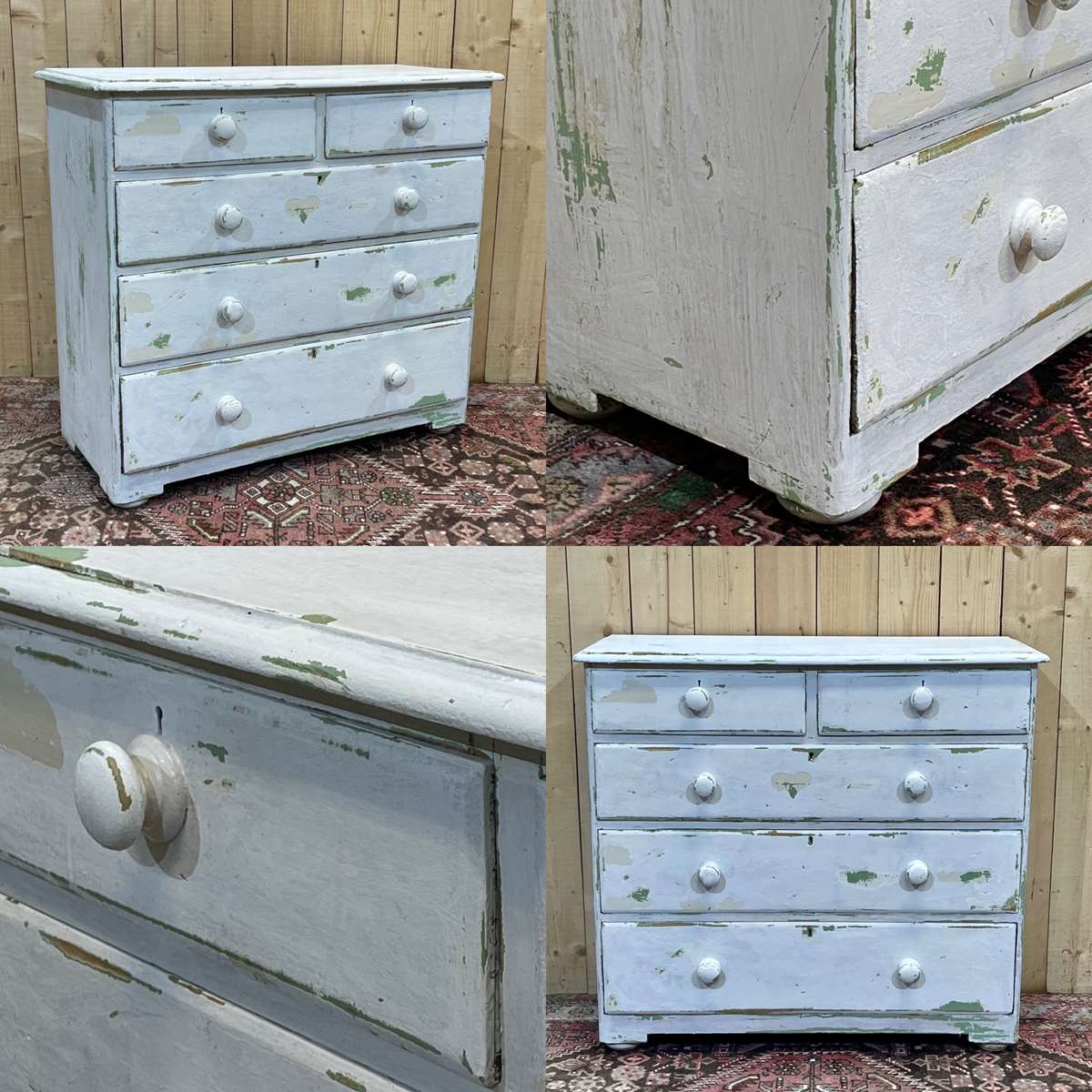 Victorian chest of drawers nineteenth in fir