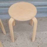 Pair of Ikea frosta stools 1980