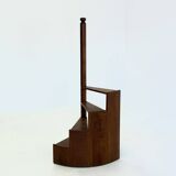 Vintage teak mid century library stairs