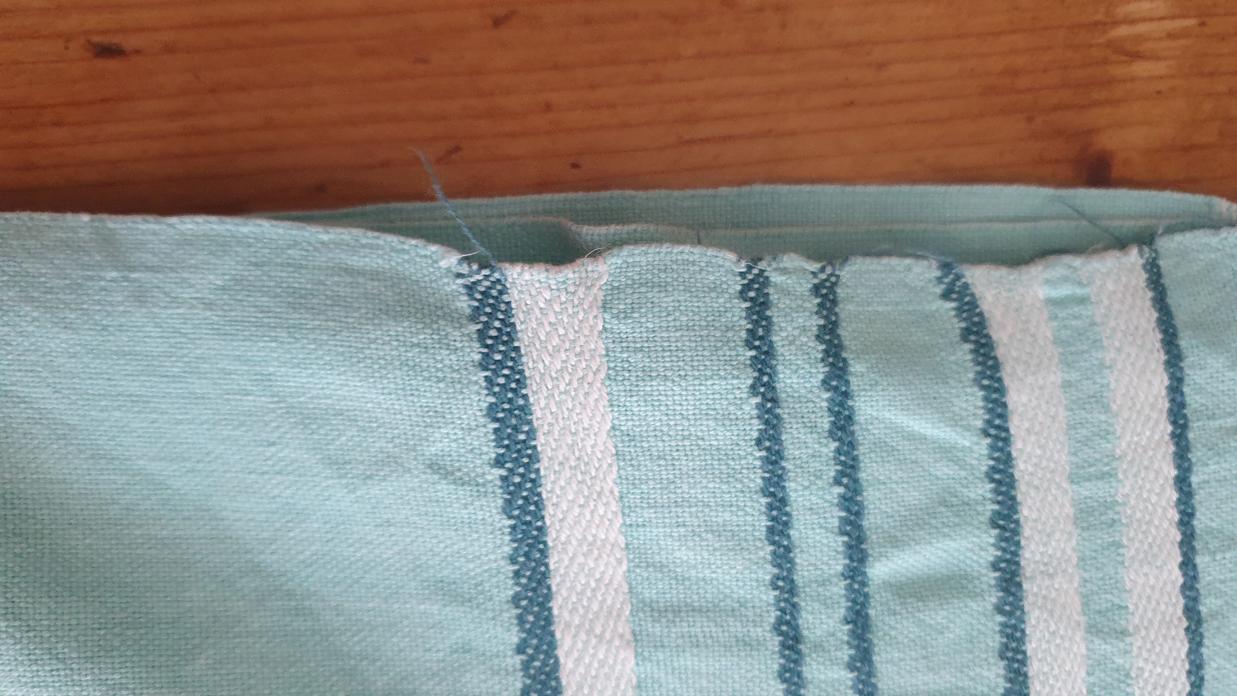 Checkered tablecloth