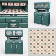 Buffet Mado cuisine 1950