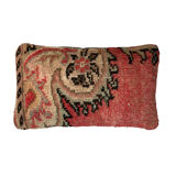 Vintage turkish rug cushion cover, 30 x 50 cm