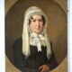 19th Century Portrait of Lady W/A White Bonnet-Oil Painting