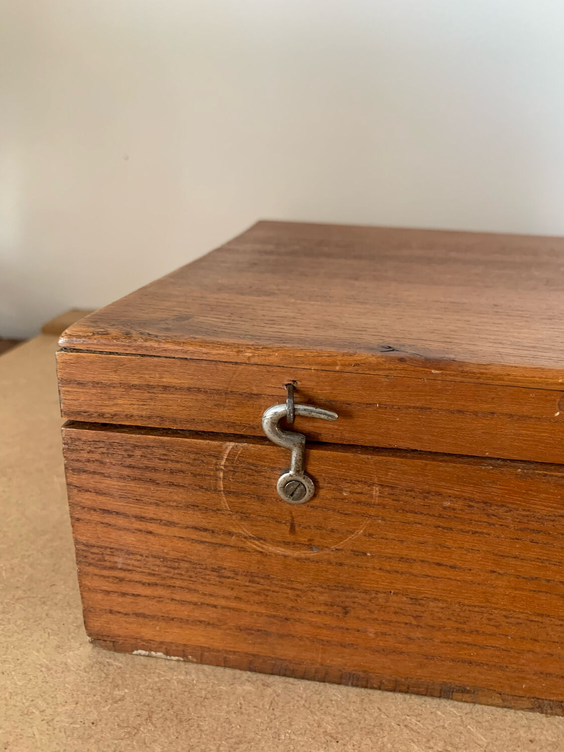 Old wooden box