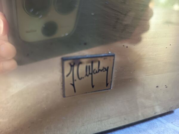 Table octogonale Jean Claude Mahey