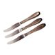 19th century fruit knives from Fraget, Poland, set of 3