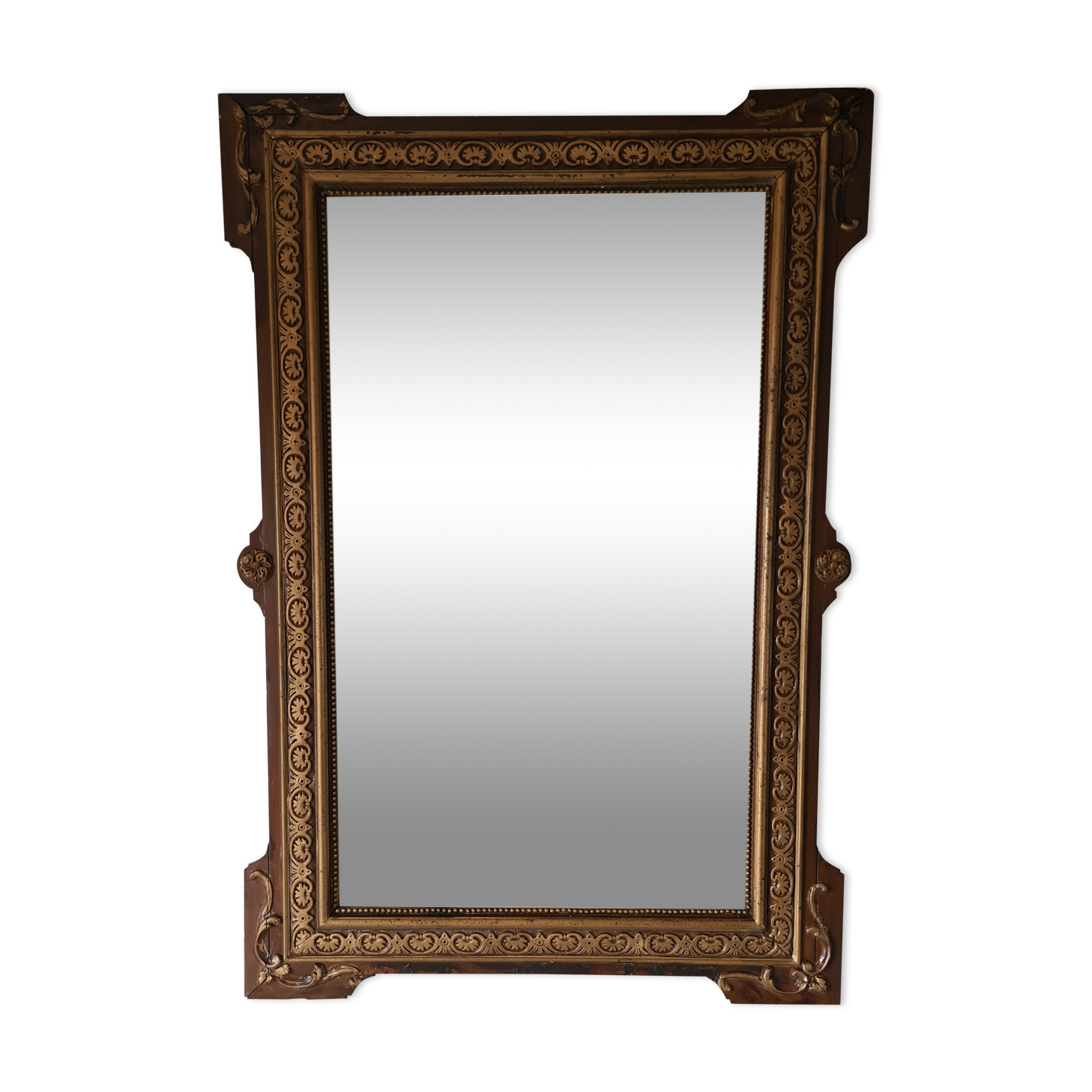 Mirror XIXth in wood 113 x 78 cm