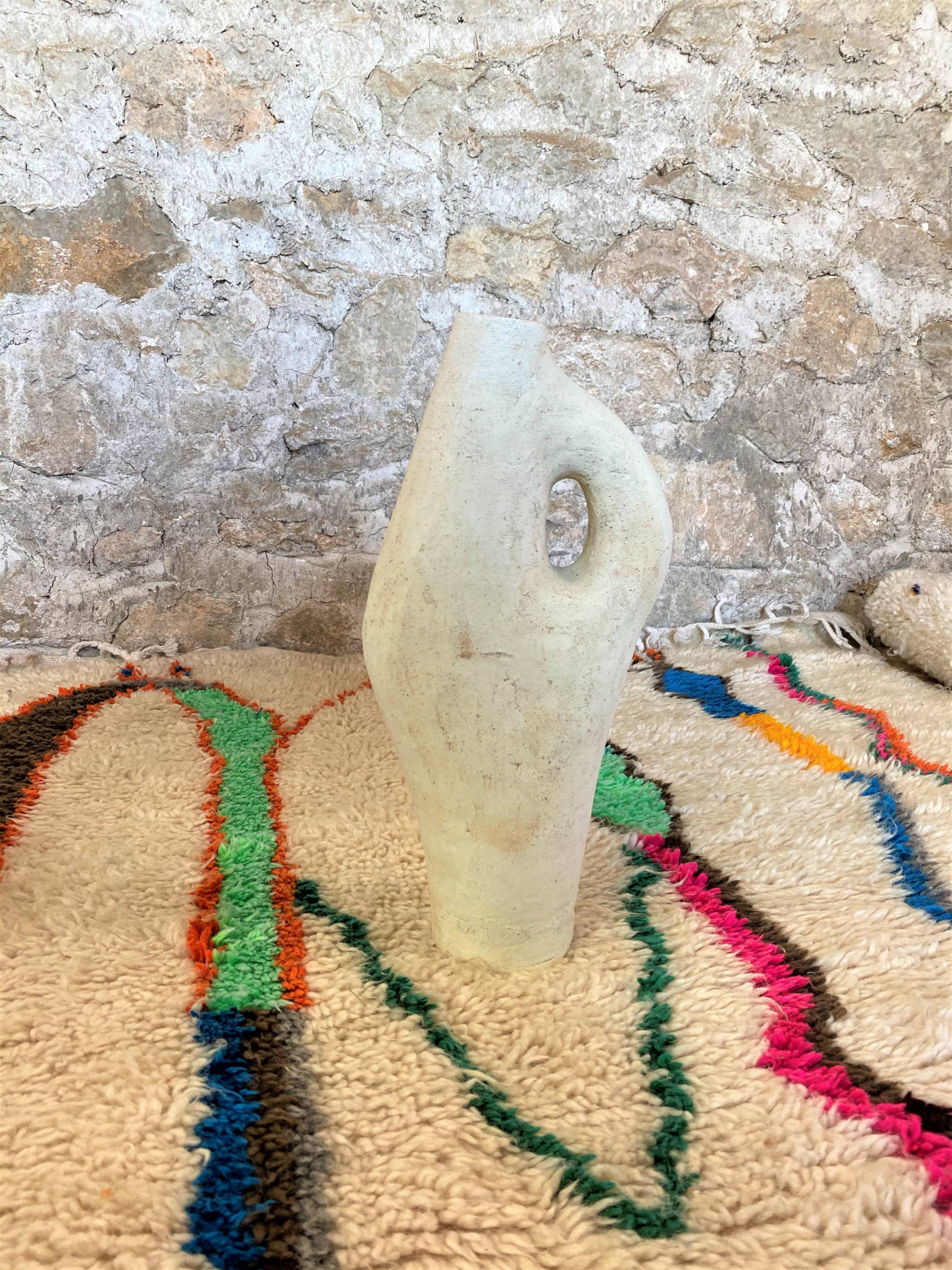 Terracotta vase /candle holder