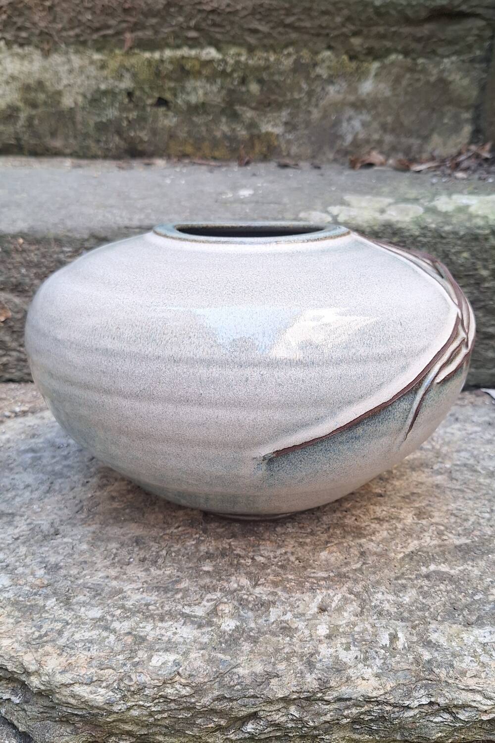 Ceramic vase by Nadia and Alain Pinel