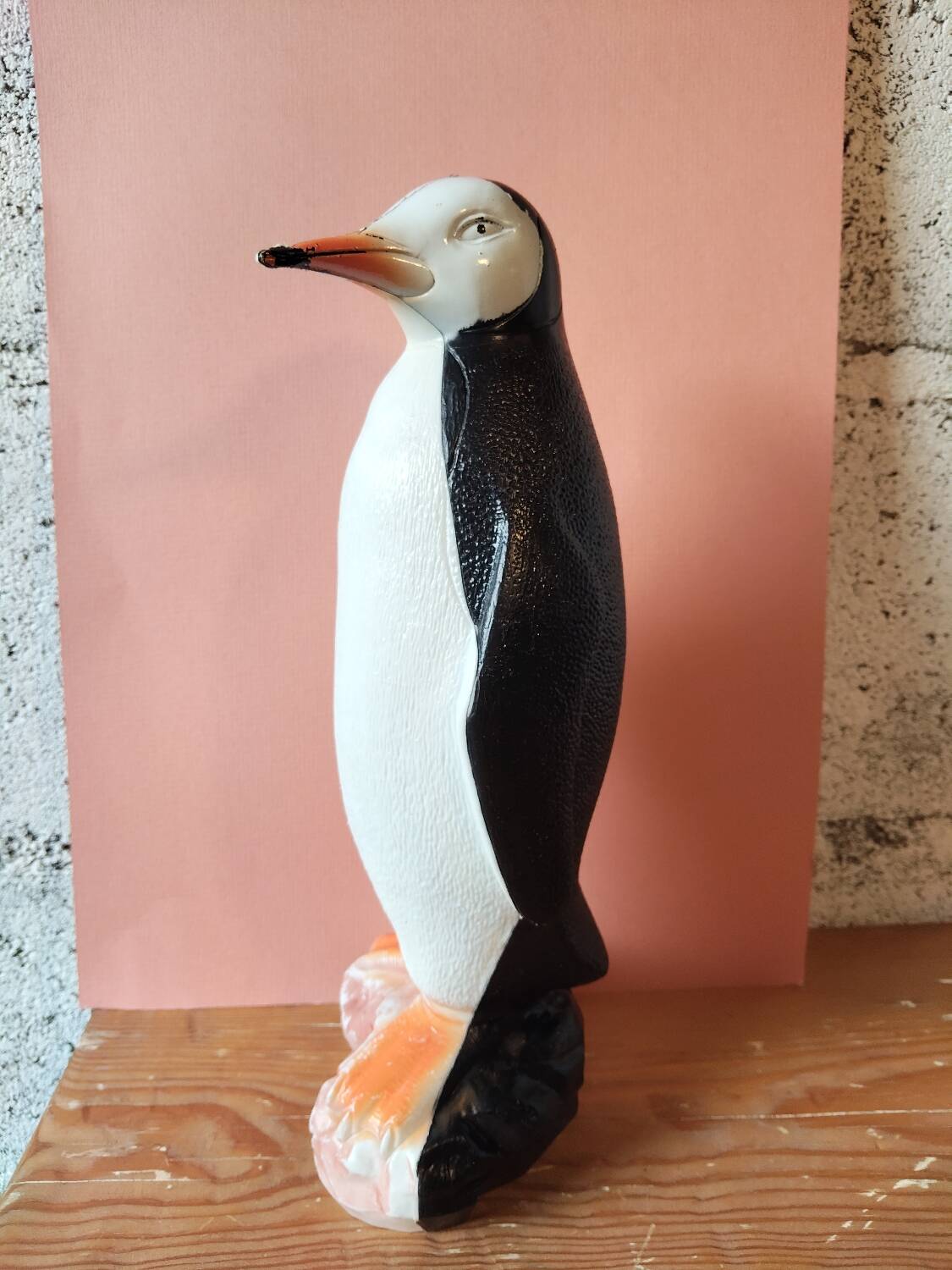 Vintage decorative penguin 31 cm – 1970s Scandinavian style