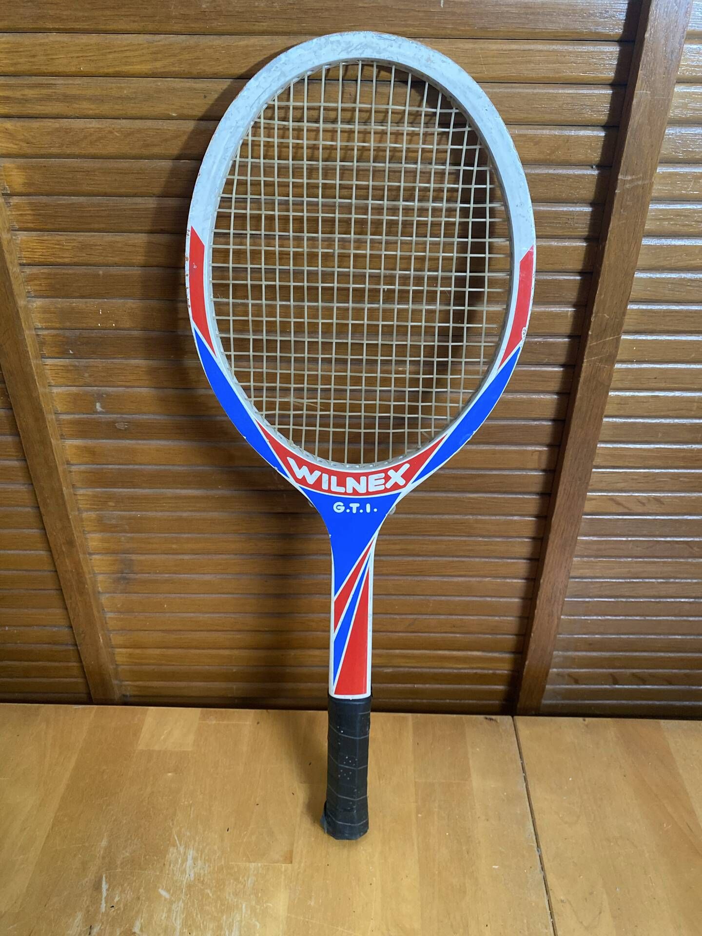 Vintage wilnex gti tennis racket wooden sports
