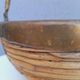 Rattan and brass basket 1970