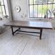 Solid oak table 1900 drapery style XL 280cm with extensions