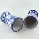 Duo mazagran/blue calice Robert Picault ceramic Vallauris