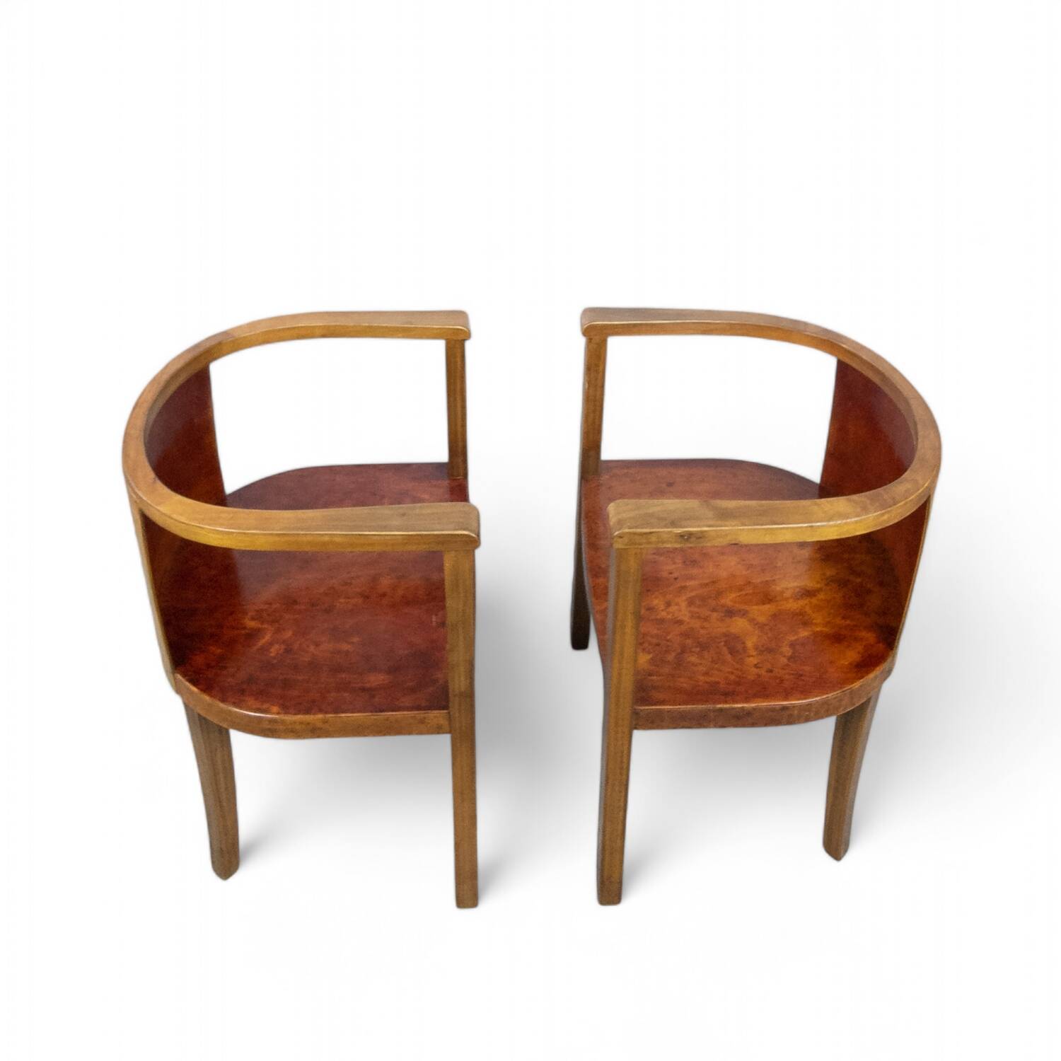 Paire de fauteuils modernistes allemands des années 1930