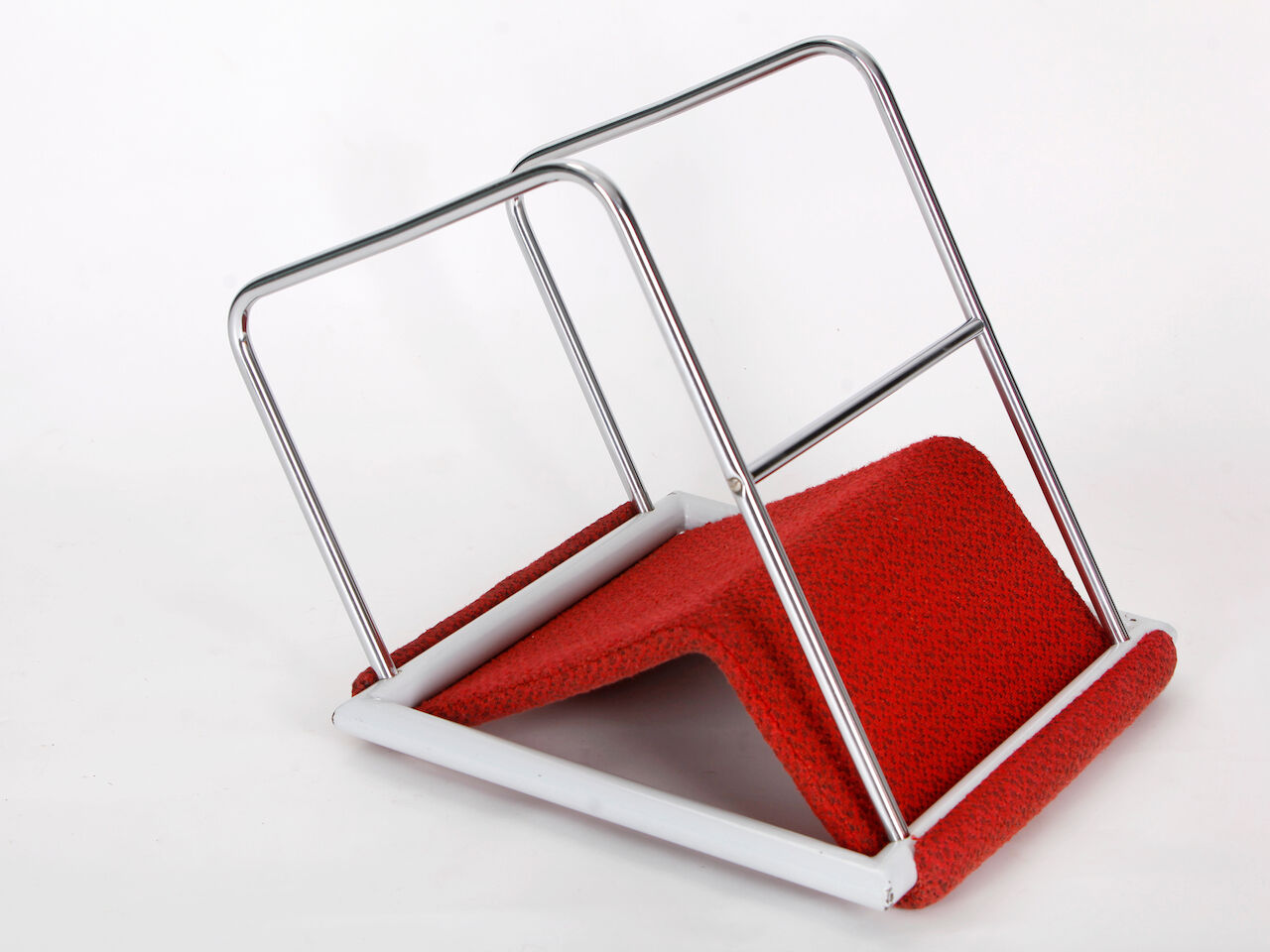 Czech tubular steel ladies armchair, 1960