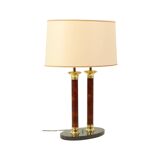 Vintage Lusterie Deknudt Table Lamp Hollywood Regency Style