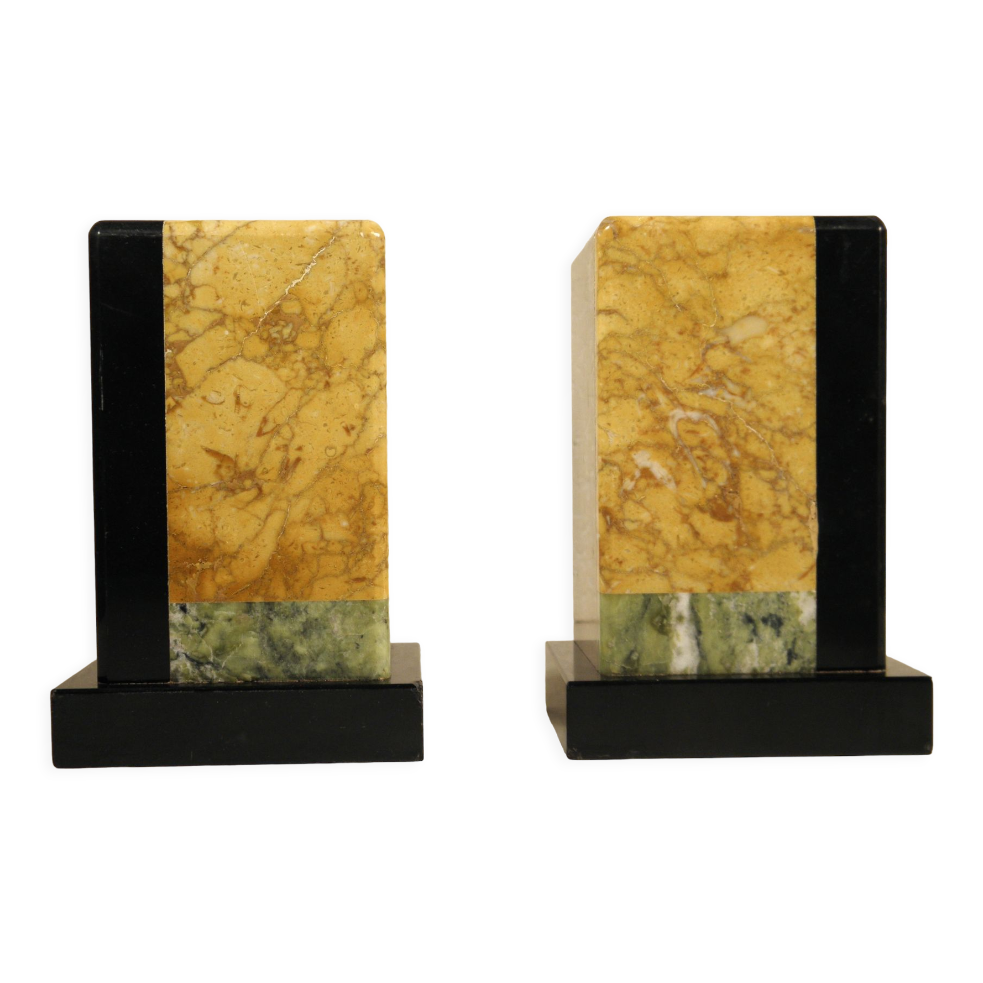 Pair of marble bookends