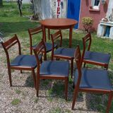 Vintage teak table and chairs
