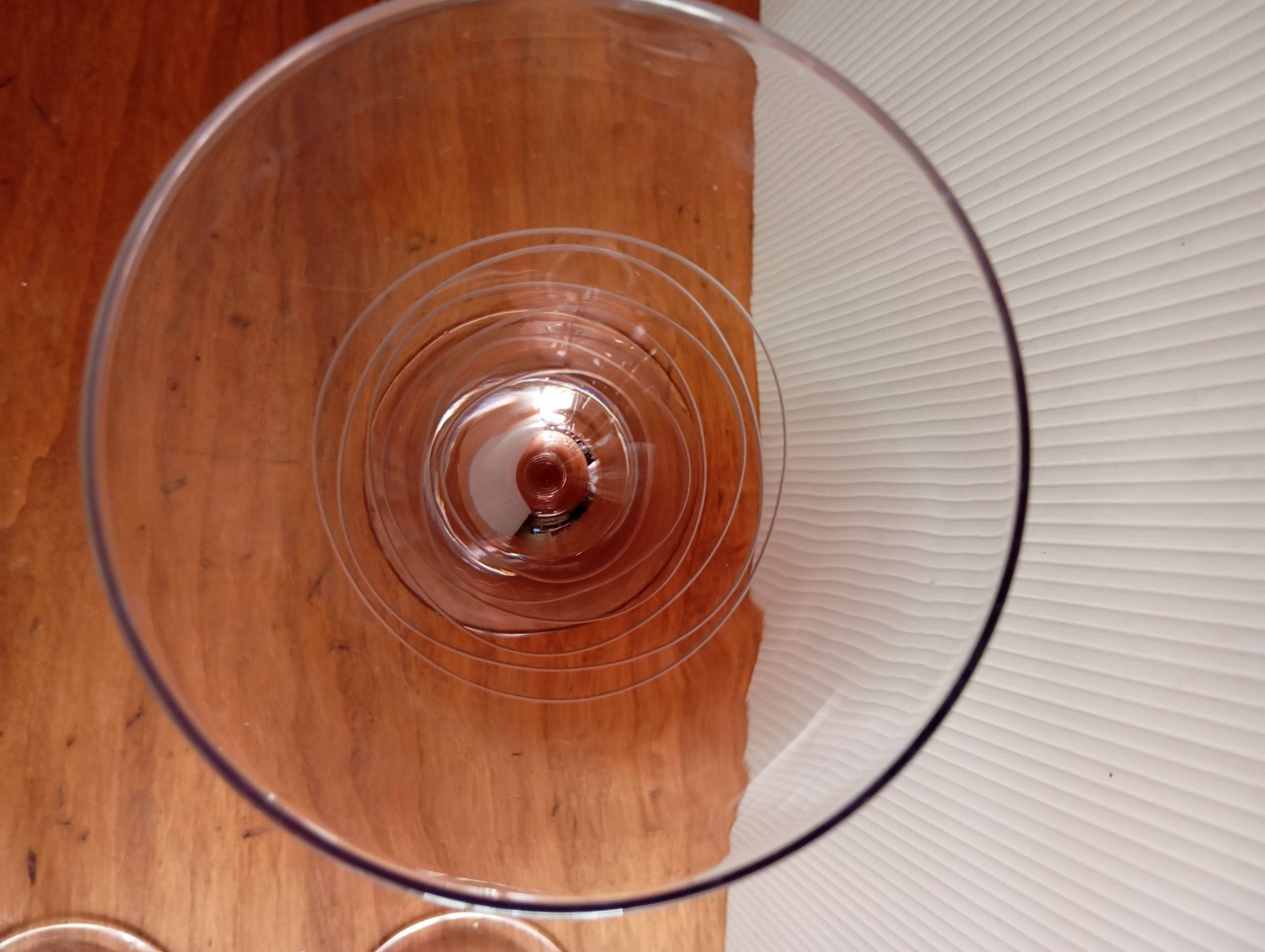 Serie de 8 verres a pieds vintage