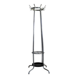 vintage standing coat rack | 70s | chrome