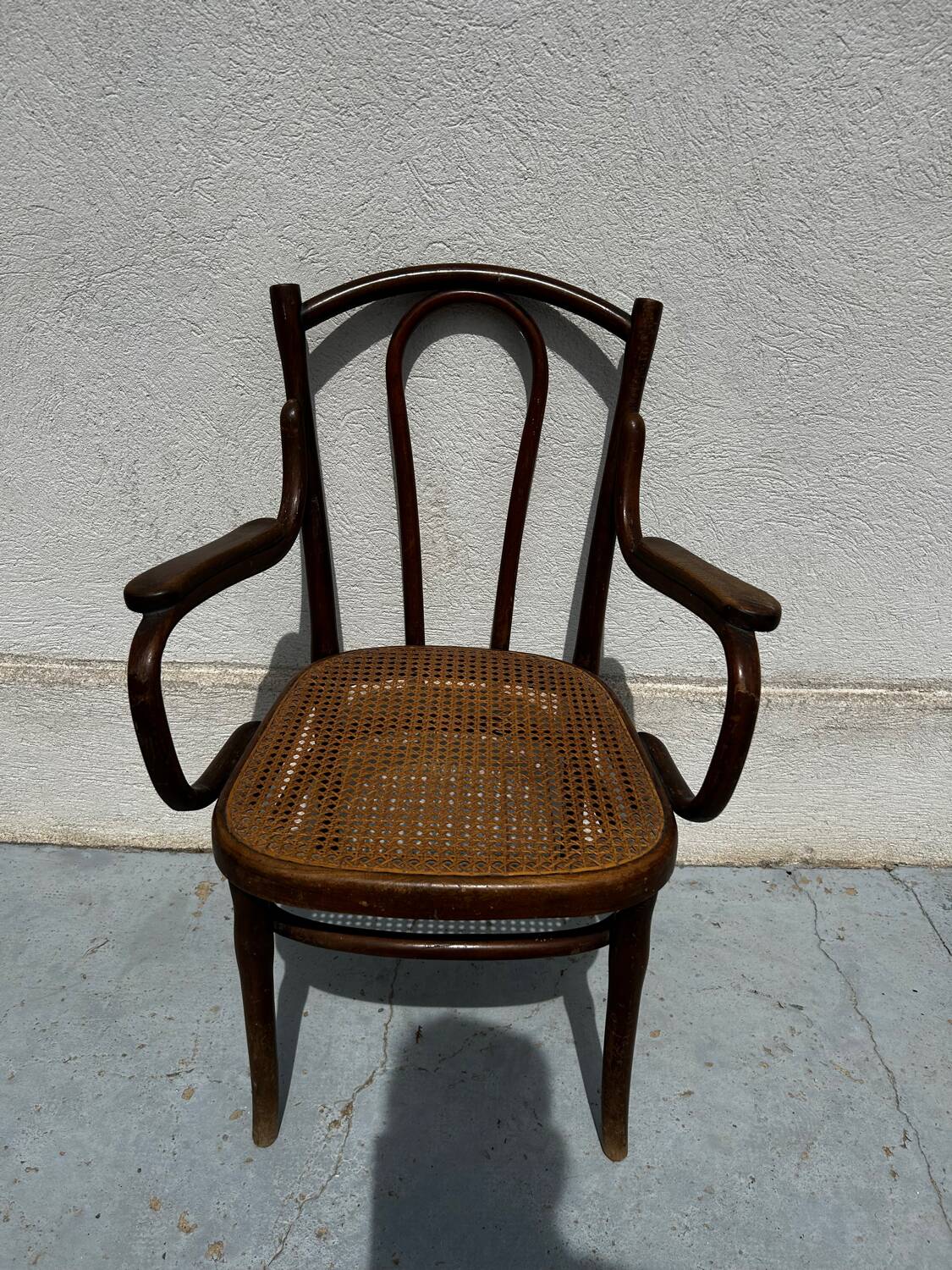 Fauteuil Thonet  estampillé – modèle type 18