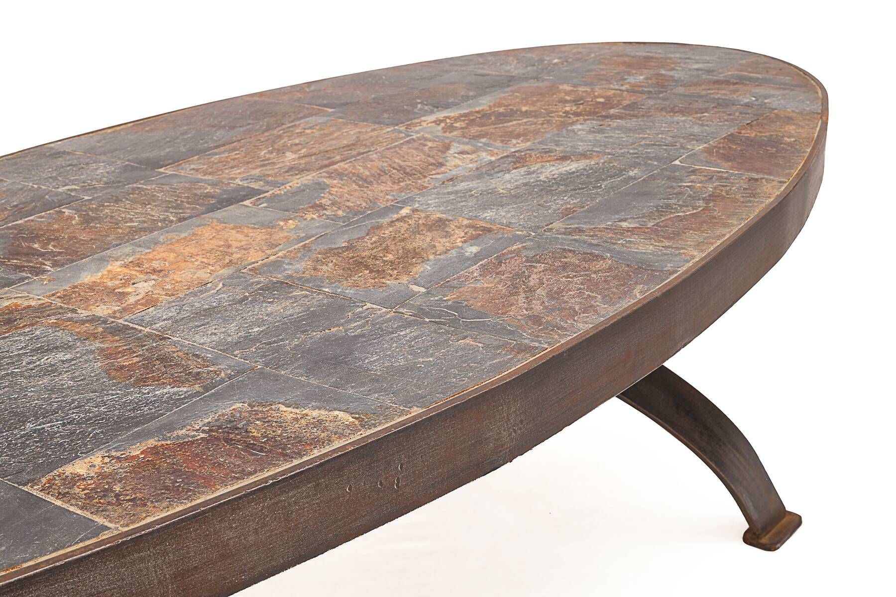 Paire de tables basses Brutalistes