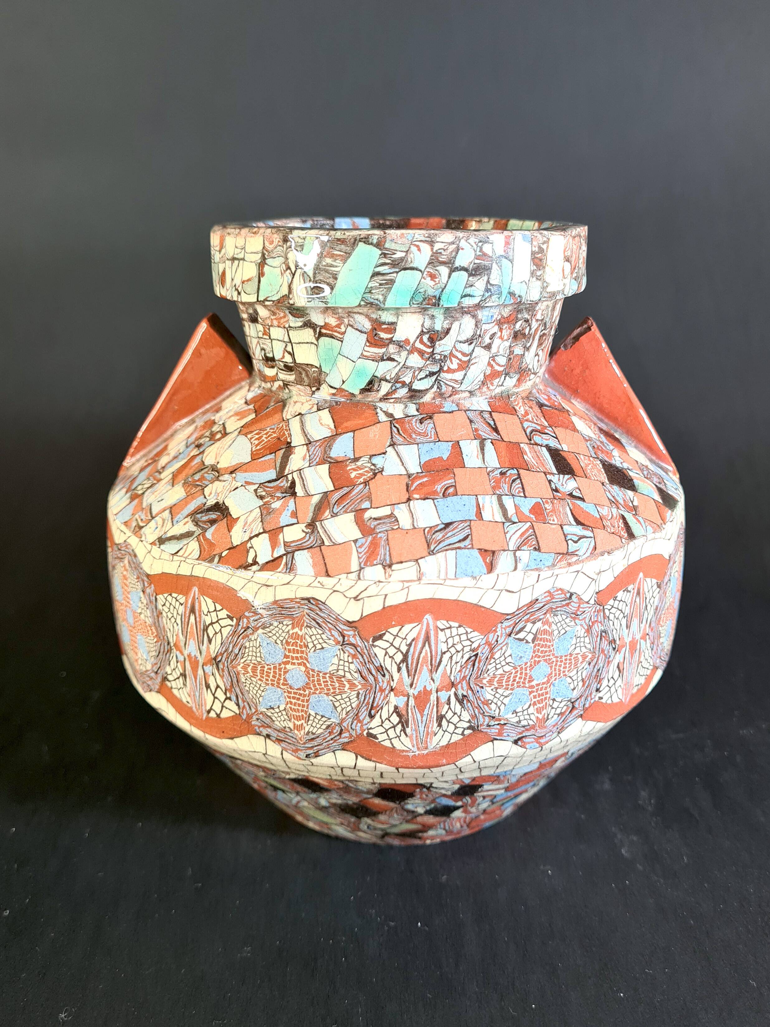 Vase en mosaïque Gerbino Vallauris – modèle 16 cm