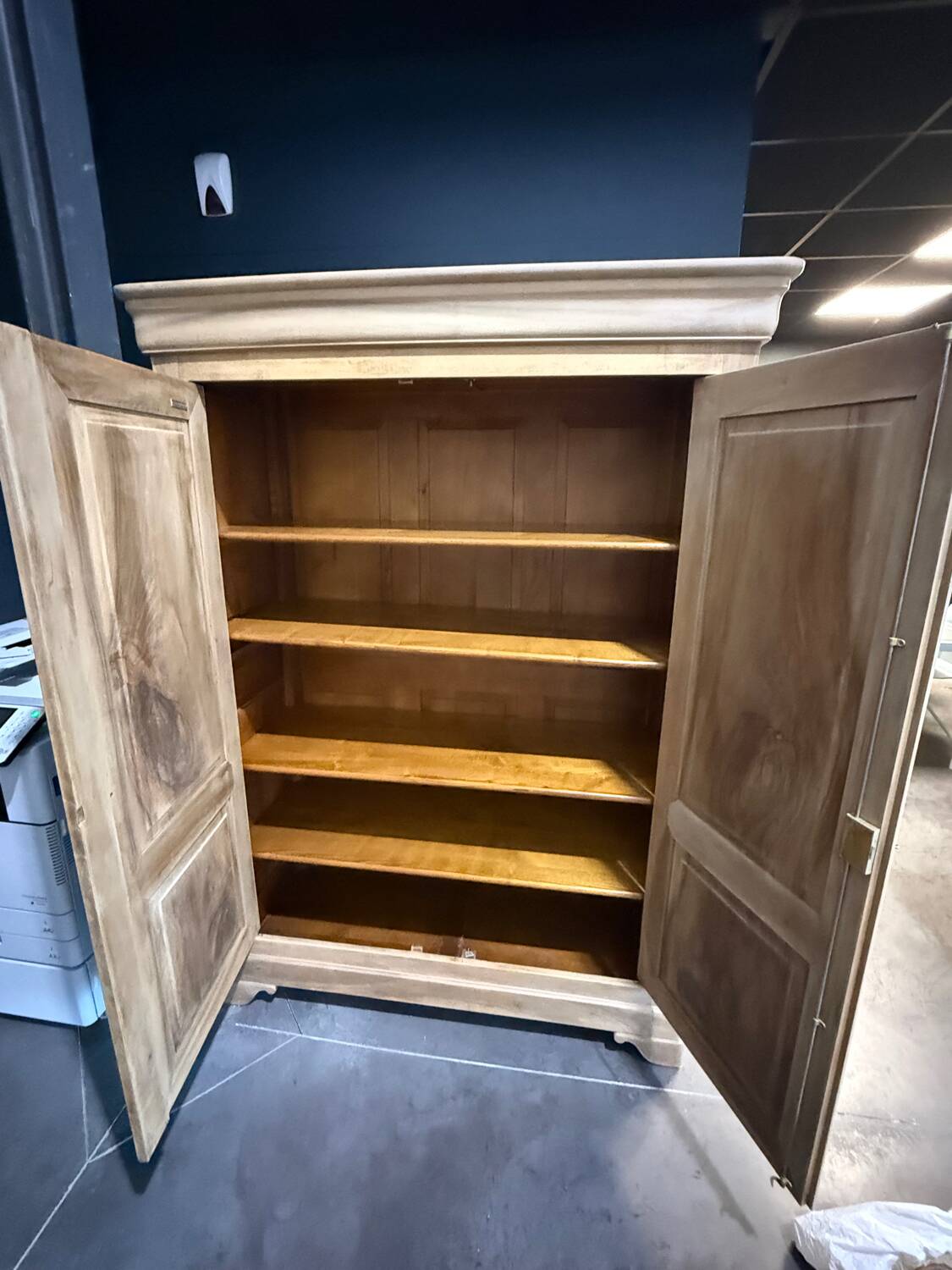 Walnut wardrobe