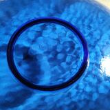 Mid-Century Murano Glass Plate: Cobalt Blue Guido Ferro Centerpiece