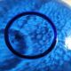 Mid-Century Murano Glass Plate: Cobalt Blue Guido Ferro Centerpiece