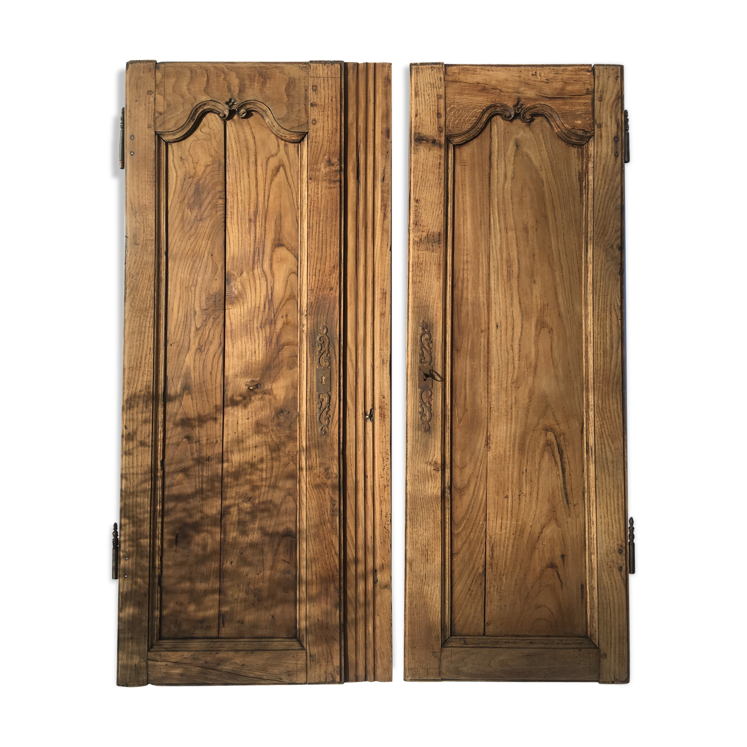 Old doors wardrobe for dressing or decoration