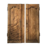 Old doors wardrobe for dressing or decoration