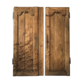 Old doors wardrobe for dressing or decoration