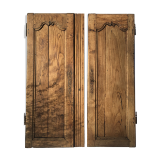 Old doors wardrobe for dressing or decoration