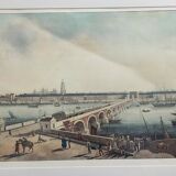 Painting View of Bordeaux, The Stone Bridge