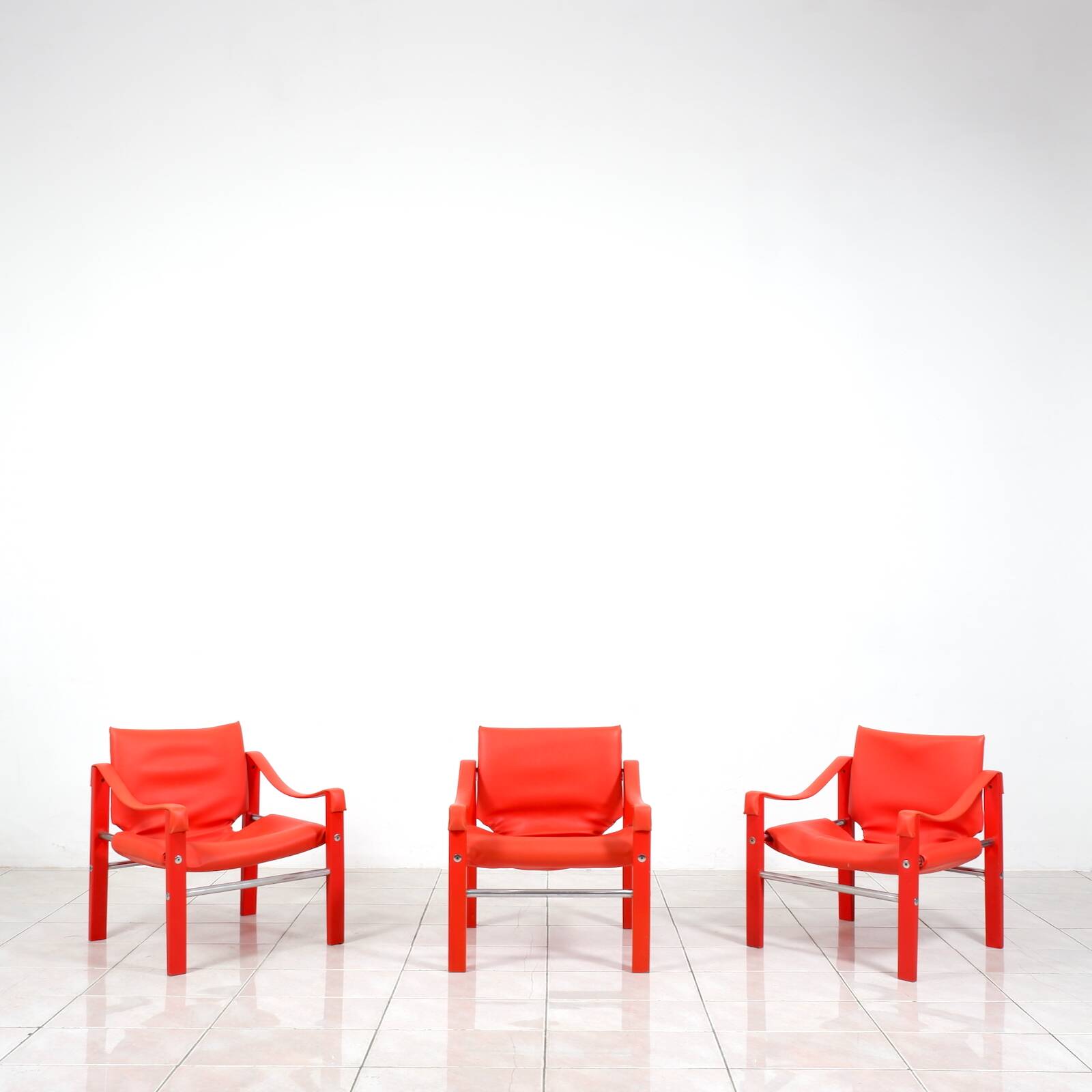 Safari lounge chairs by Maurice Burke for Arkana