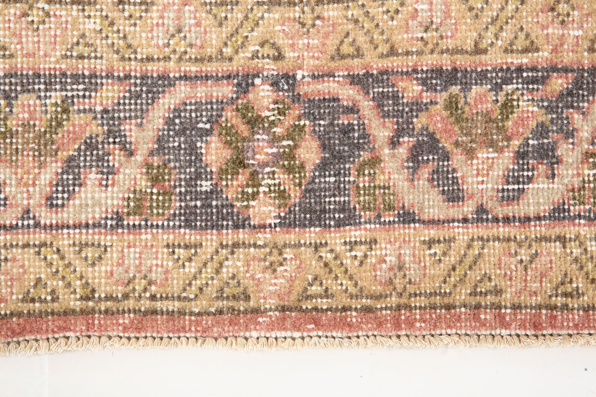 3x11 Vintage Turkish Runner Rug, 91x344Cm