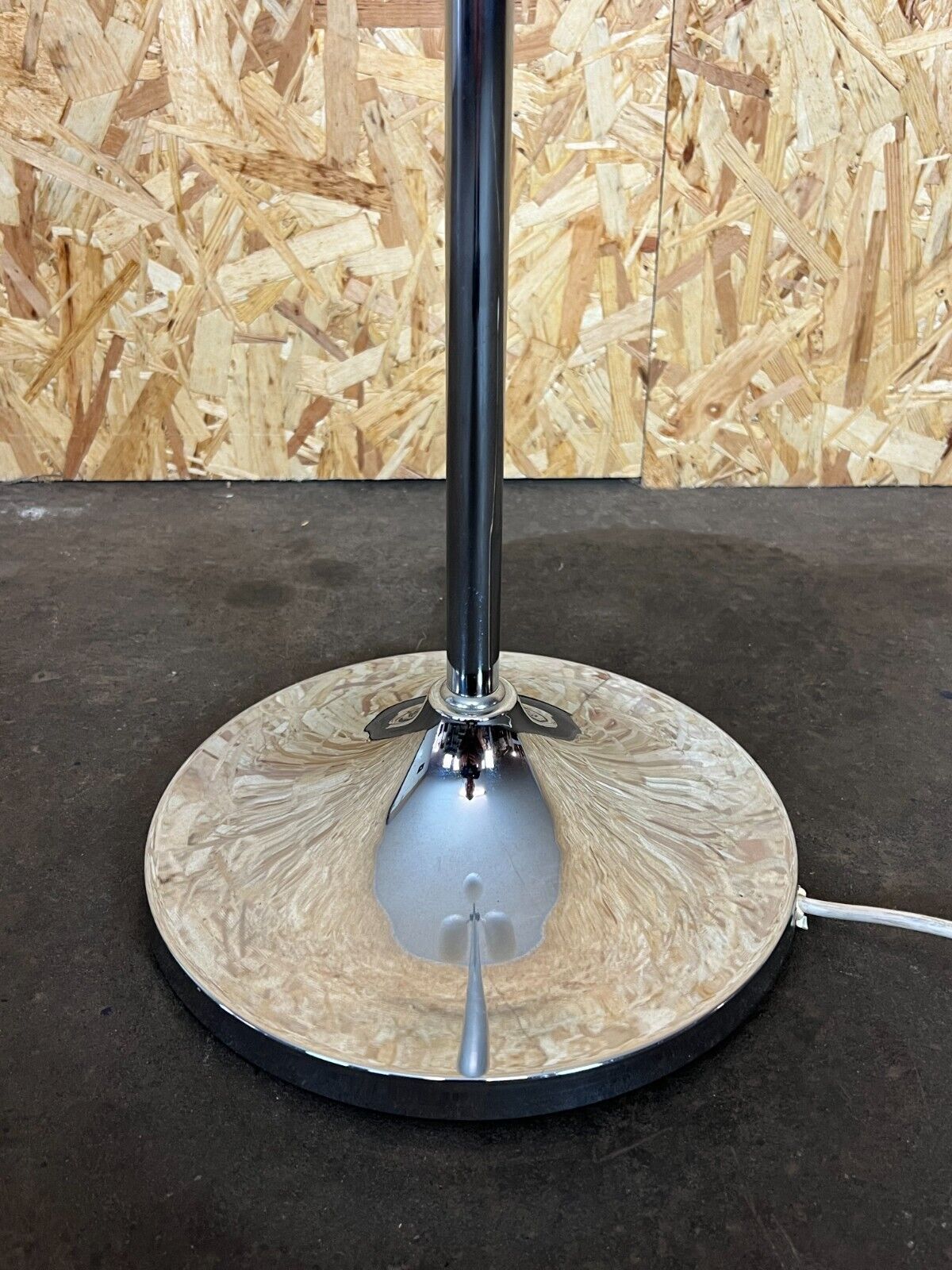 60s 70s lamp light floor lamp metal glass space age design