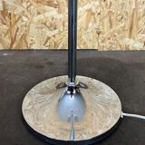 Lampadaire métal verre