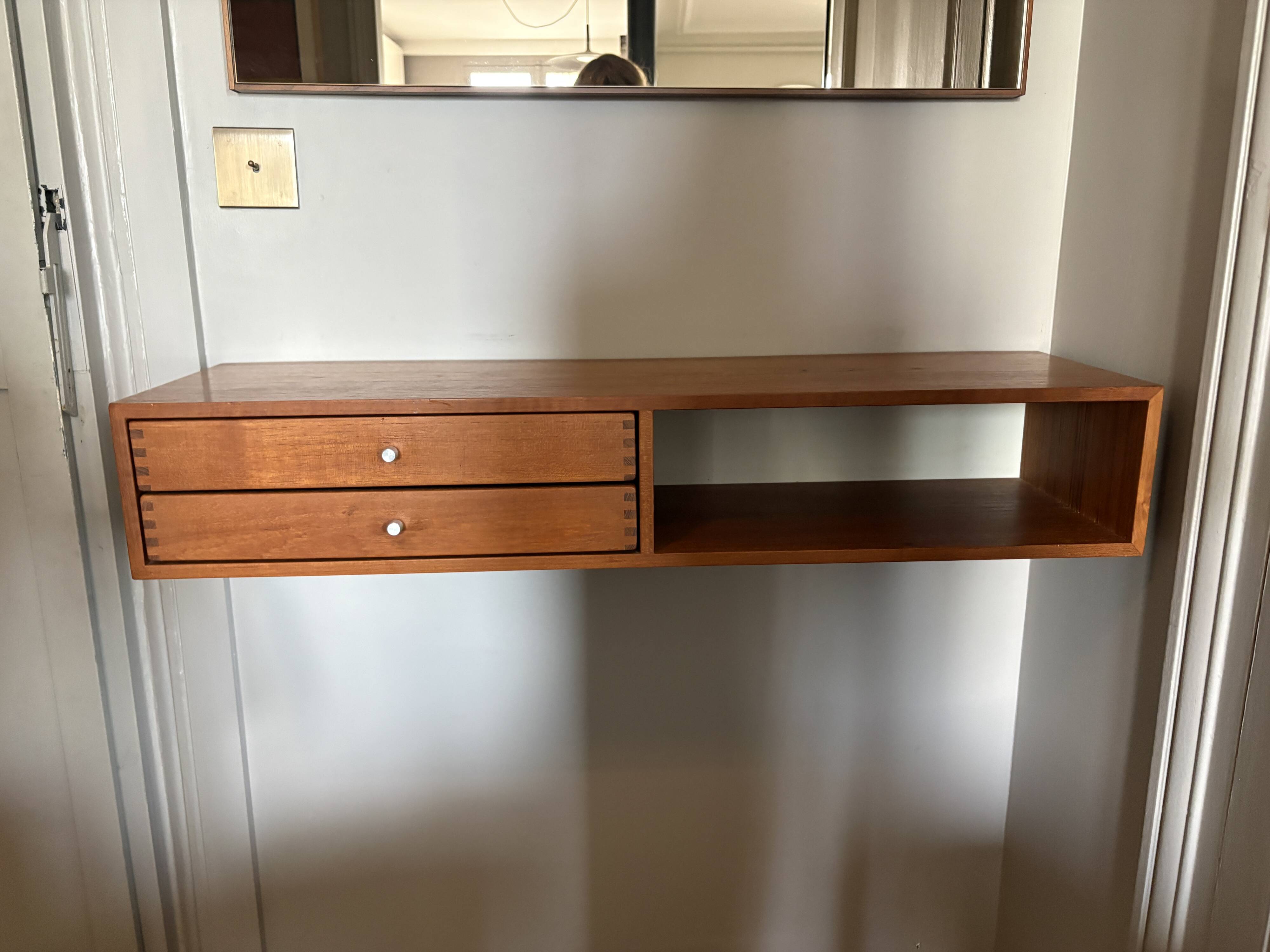 Danish console by Kai Kristiansen, mid-century teak from the 1960s.