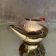 Silver metal teapot WMF vintage design 1960
